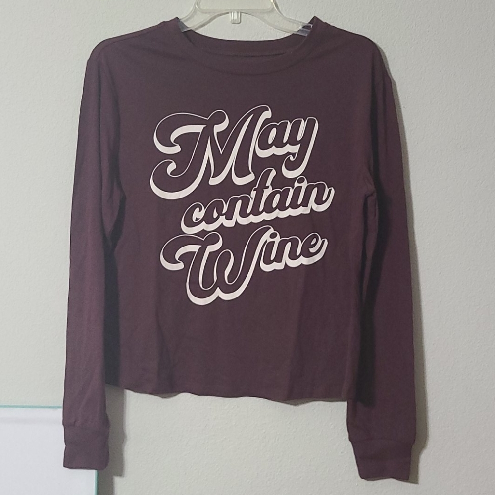 NWT wine shirt